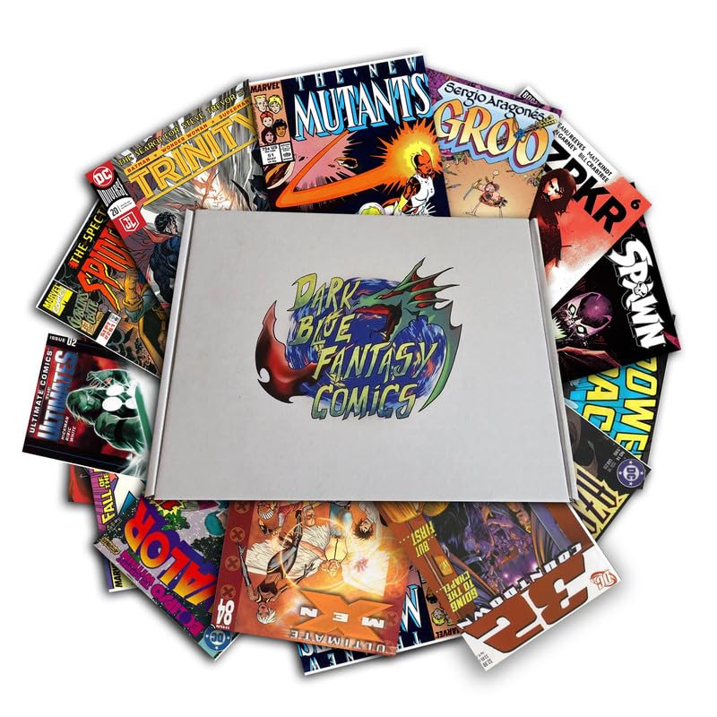 | Comic Book Collection | 25 Pack of Marvel & DC Comic Books | Great Mix of Titles & Characters | Perfect for Kids Teen and Adults