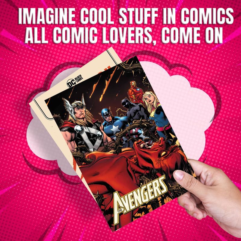 | Comic Book Collection | 25 Pack of Marvel & DC Comic Books | Great Mix of Titles & Characters | Perfect for Kids Teen and Adults