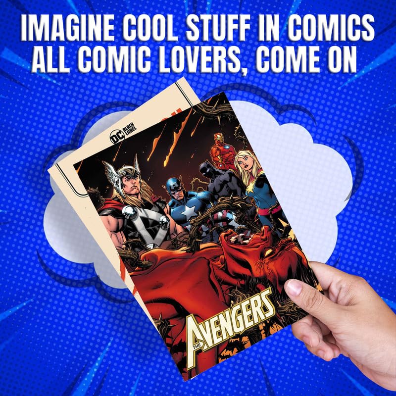 | Comic Book Collection | 25 Pack of Marvel & DC Comic Books | Great Mix of Titles & Characters | Perfect for Kids Teen and Adults