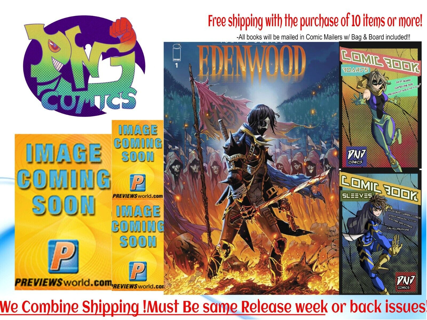 Edenwood #1 Four cover Set IMAGE COMICS PRESALE