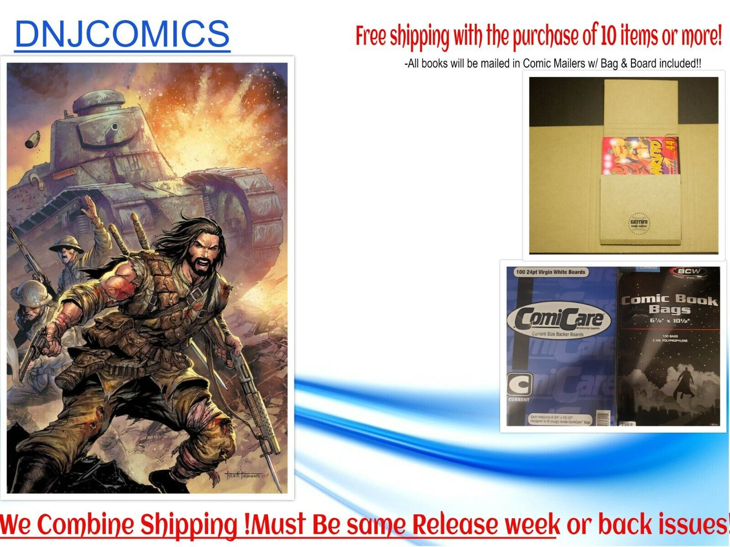 BRZRKR #6 H 1:150 KIRKHAM virgin VAR 1ST PRINT KEANU REEVES BOOM BERZERKER*