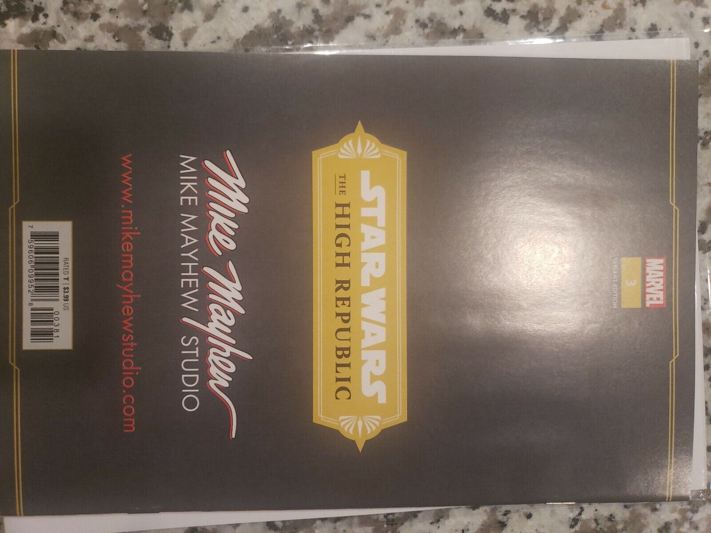 STAR WARS HIGH REPUBLIC #3 MIKE MAYHEW VAR NM YODA MARCHION RO app