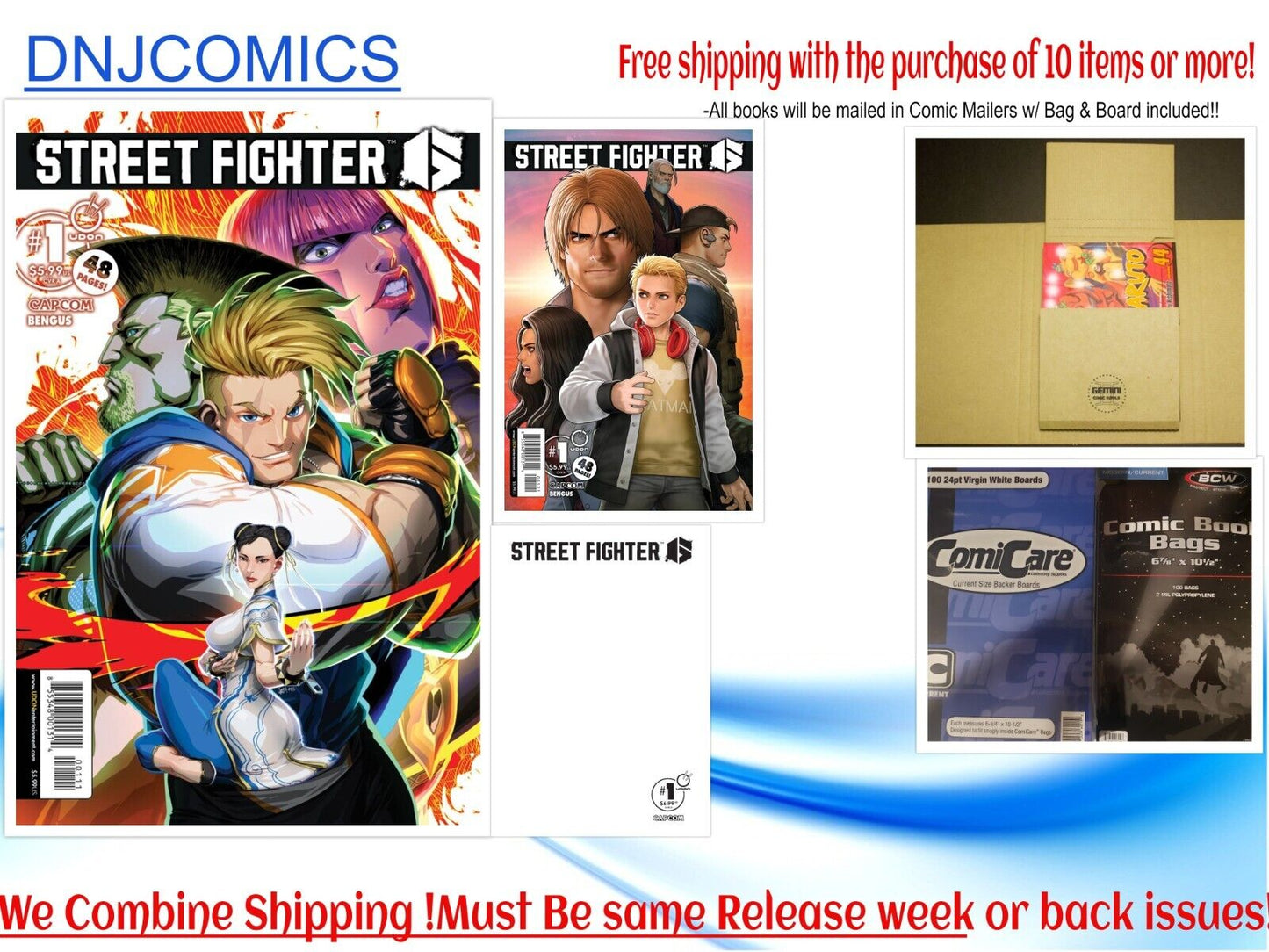 STREET FIGHTER 6 #1 (OF 4) CVR ABC SHINKIRO 2023 PRESALE