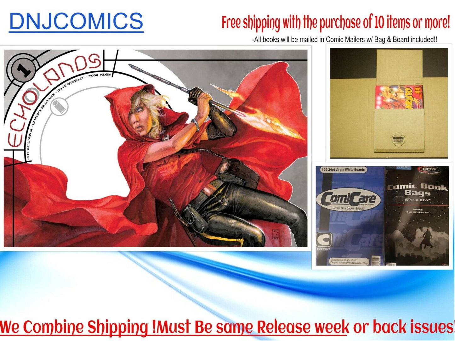 ECHOLANDS #1 NM COVER A WILLIAMS III 08/25 2021 PRESALE image comics