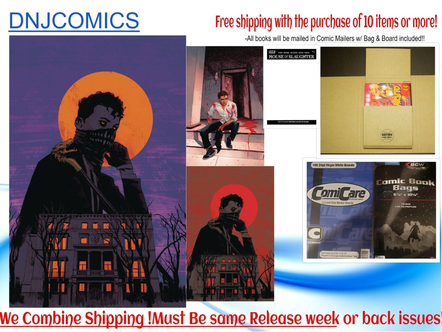 HOUSE OF SLAUGHTER #1 Cover ABCD BOOM 2021 NM