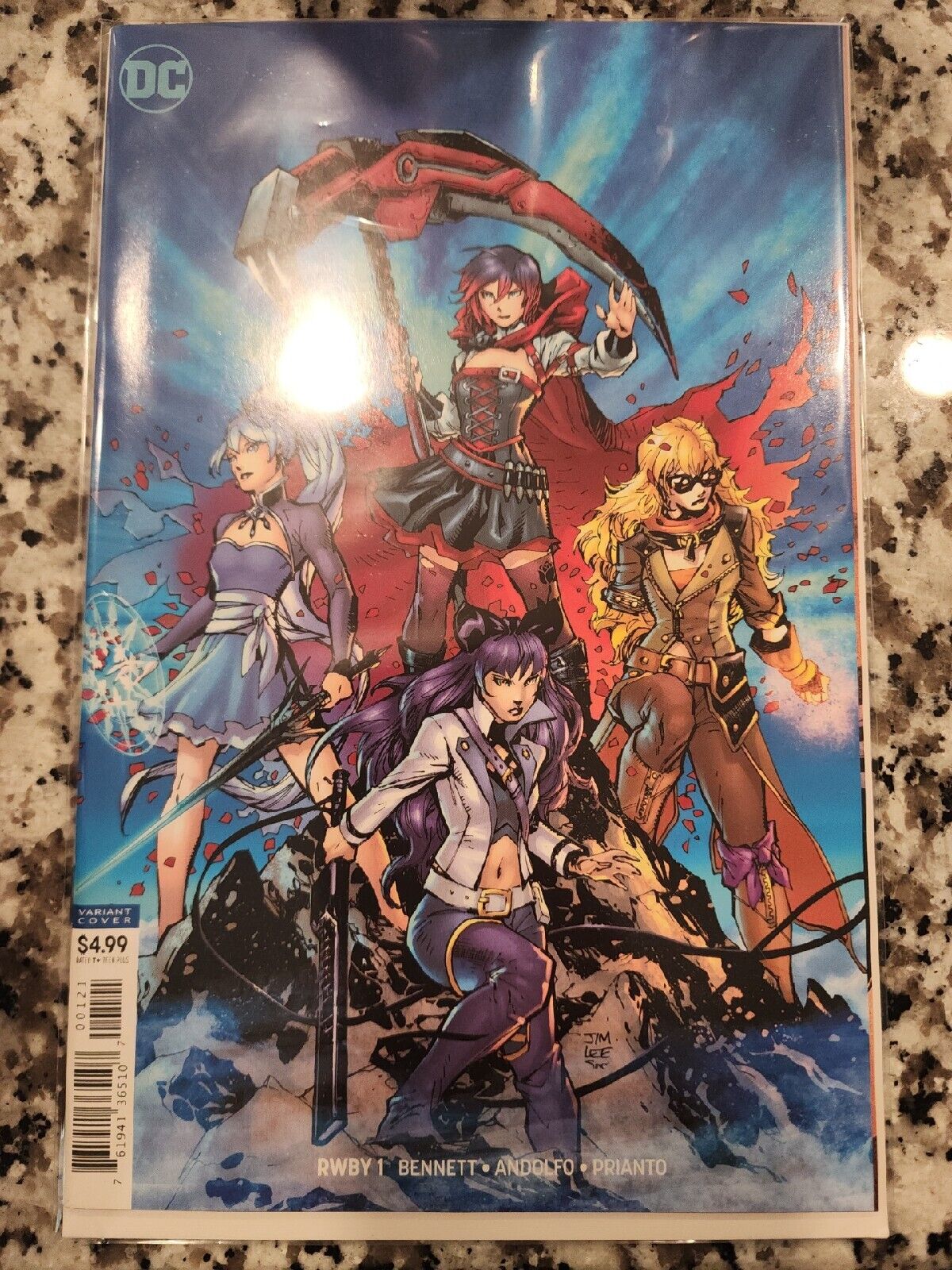 RWBY #1 variant cover by Jim hot Lee