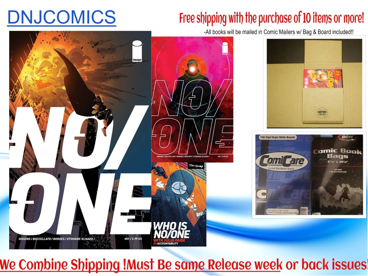 NO ONE 1 CVR ABC (MR) (IMAGE COMICS) 2023