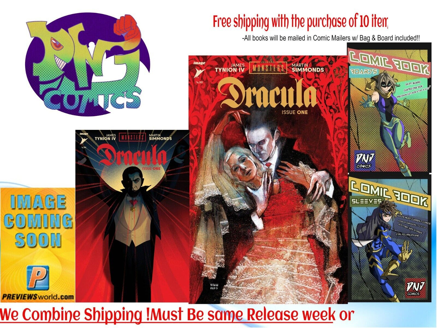 UNIVERSAL MONSTERS DRACULA #1 Cover ABC PRESALE