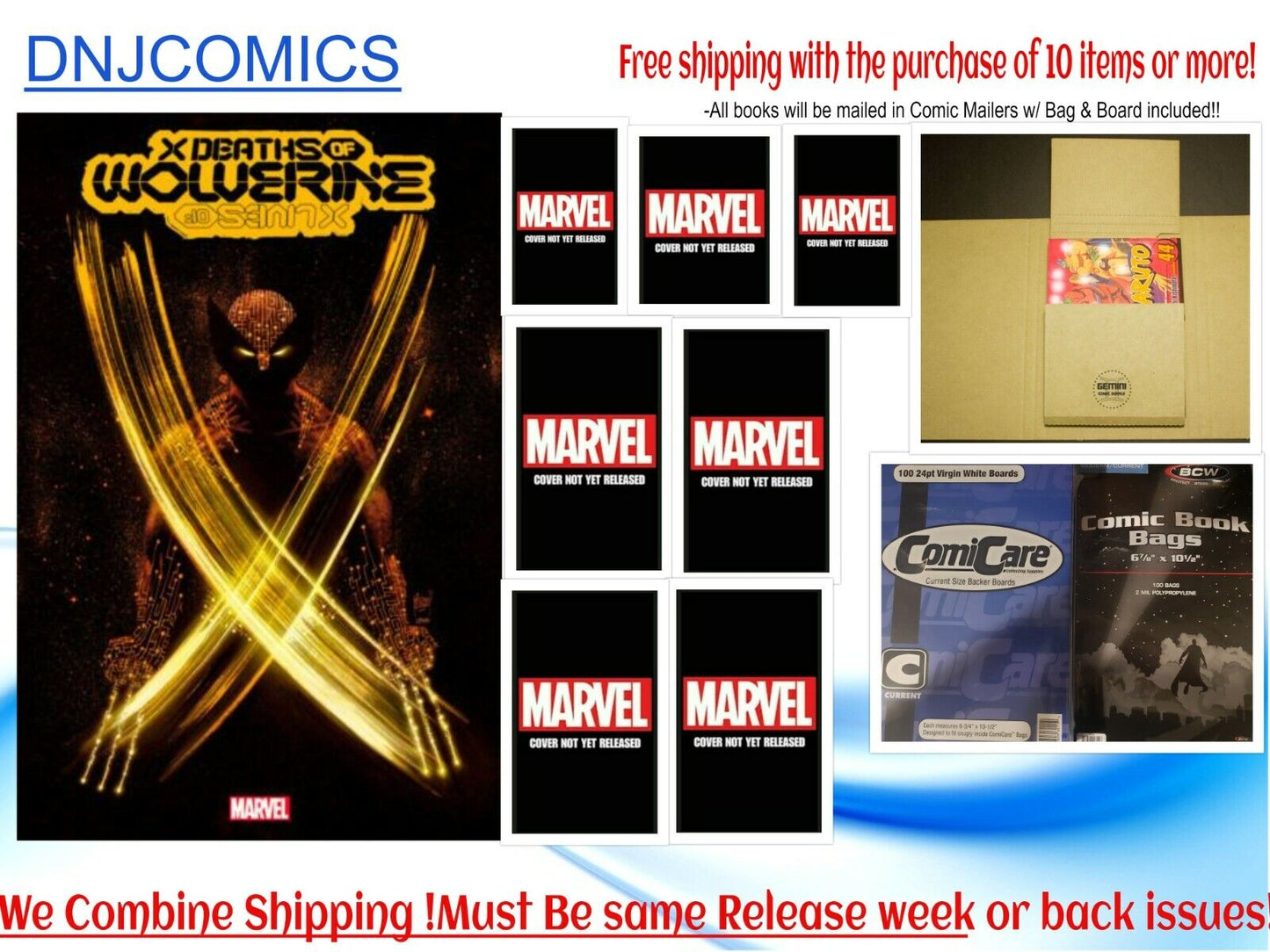 X DEATHS OF WOLVERINE 1 Eight cover set PRESALE Marvel Comics