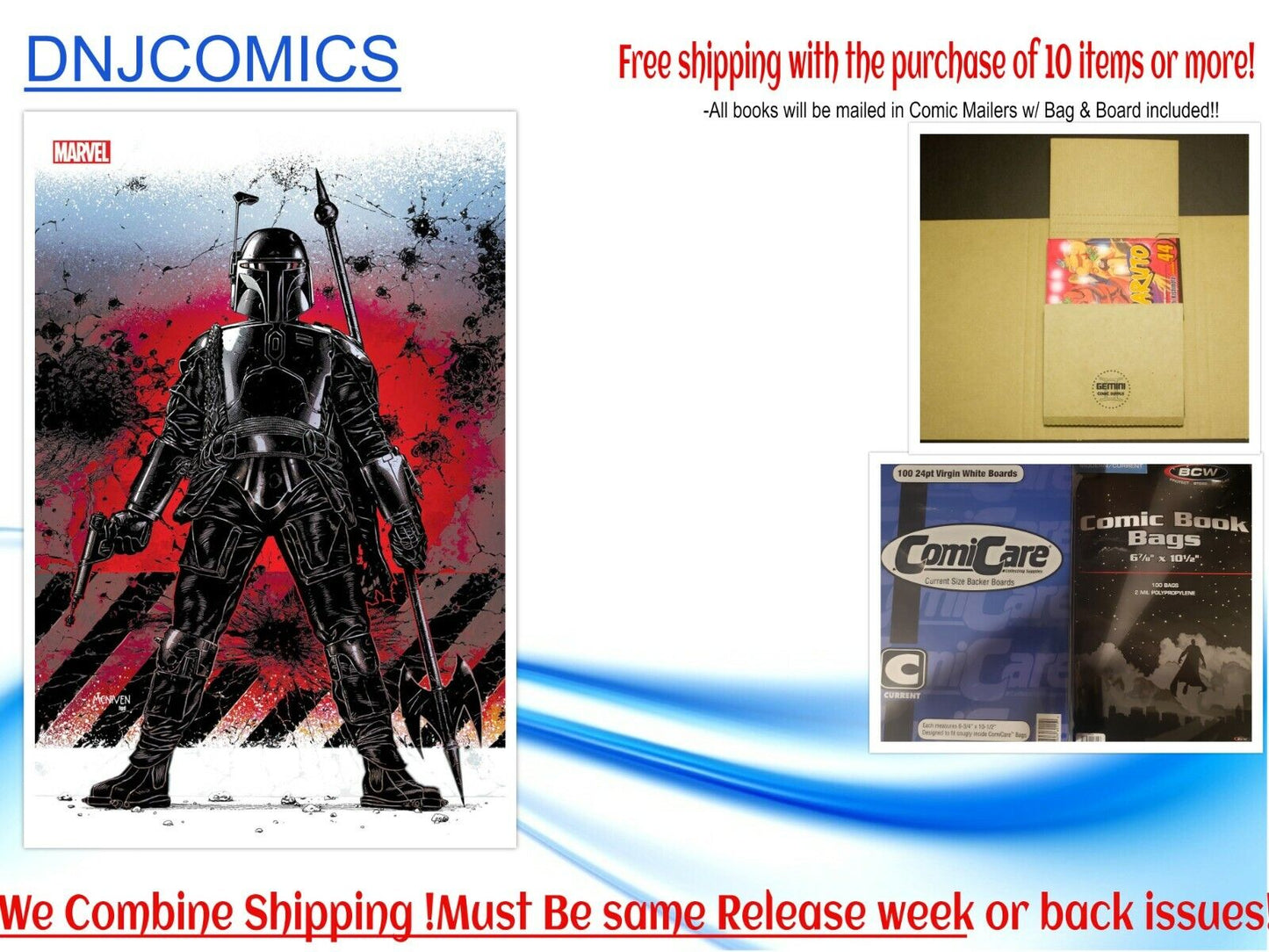 STAR WARS BOUNTY HUNTERS ALPHA DIRECTOR CUT #1 Main Cover 1st Print NM hot!