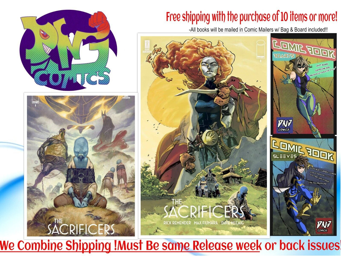 SACRIFICERS 1 CVR A & B Pre-sale
