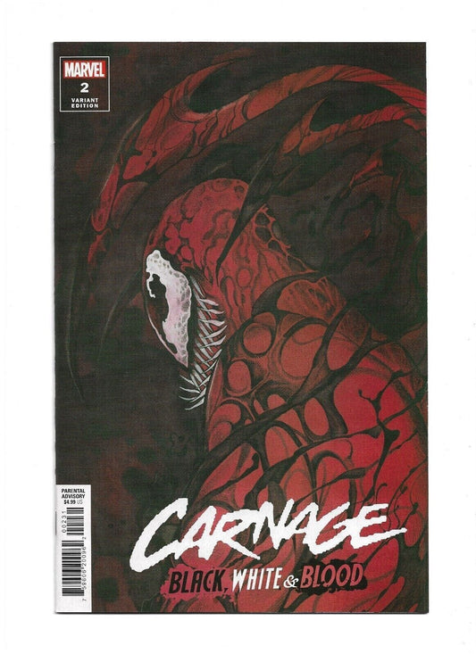 Carnage: Black White & Blood (2021 Marvel) #2 Momoko 1:25 Var NM