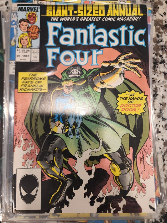 FANTASTIC FOUR Annual #20 VG/VF (1987) Fate of Franklin Richards Dr DOOM