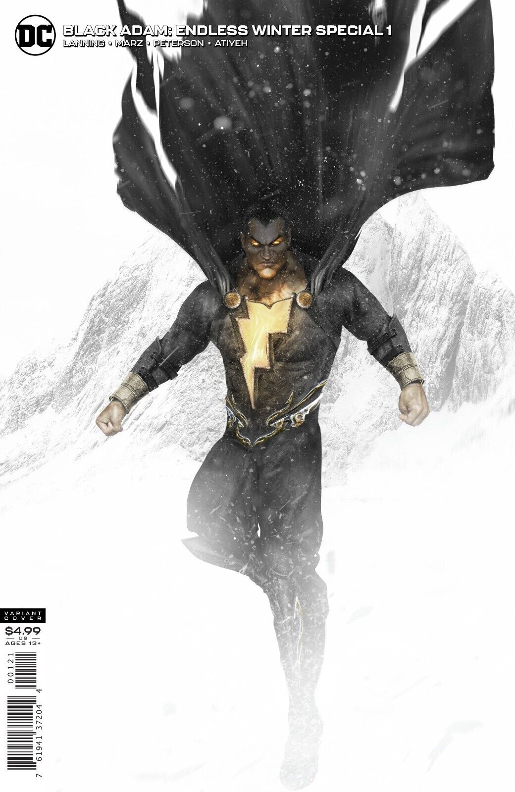 Black Adam: Endless Winter Special #1 Boss Logic variant cover