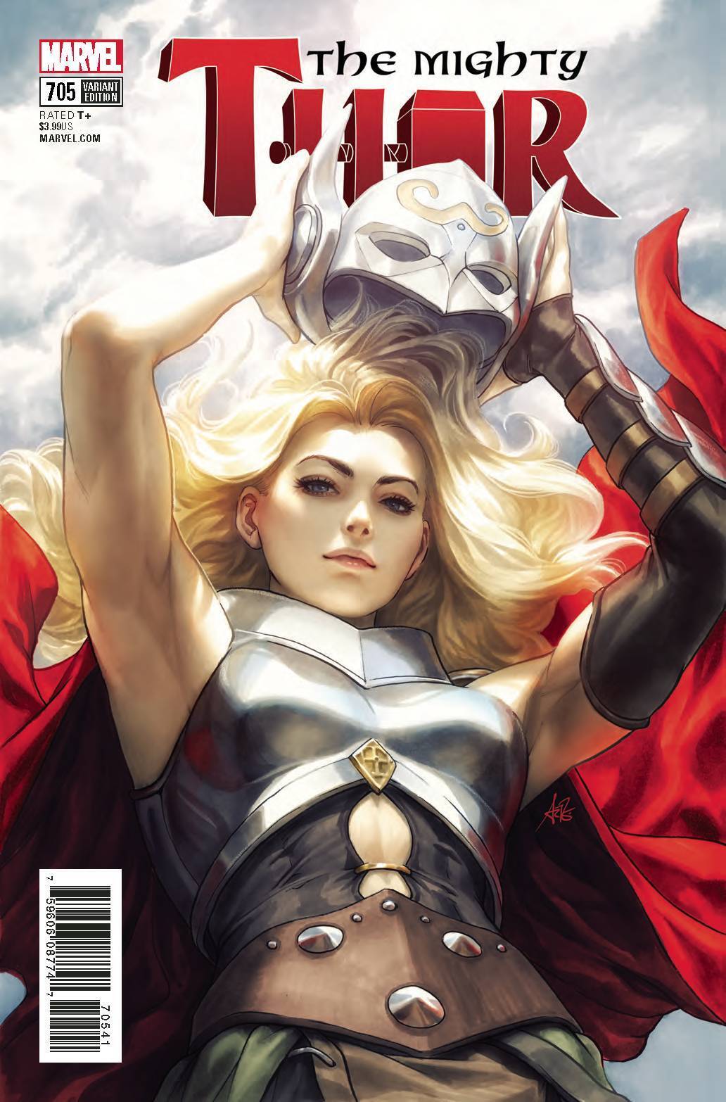 Mighty Thor #705 Stanley Artgerm - Jane Foster Variant (2018 Marvel Comics) NM