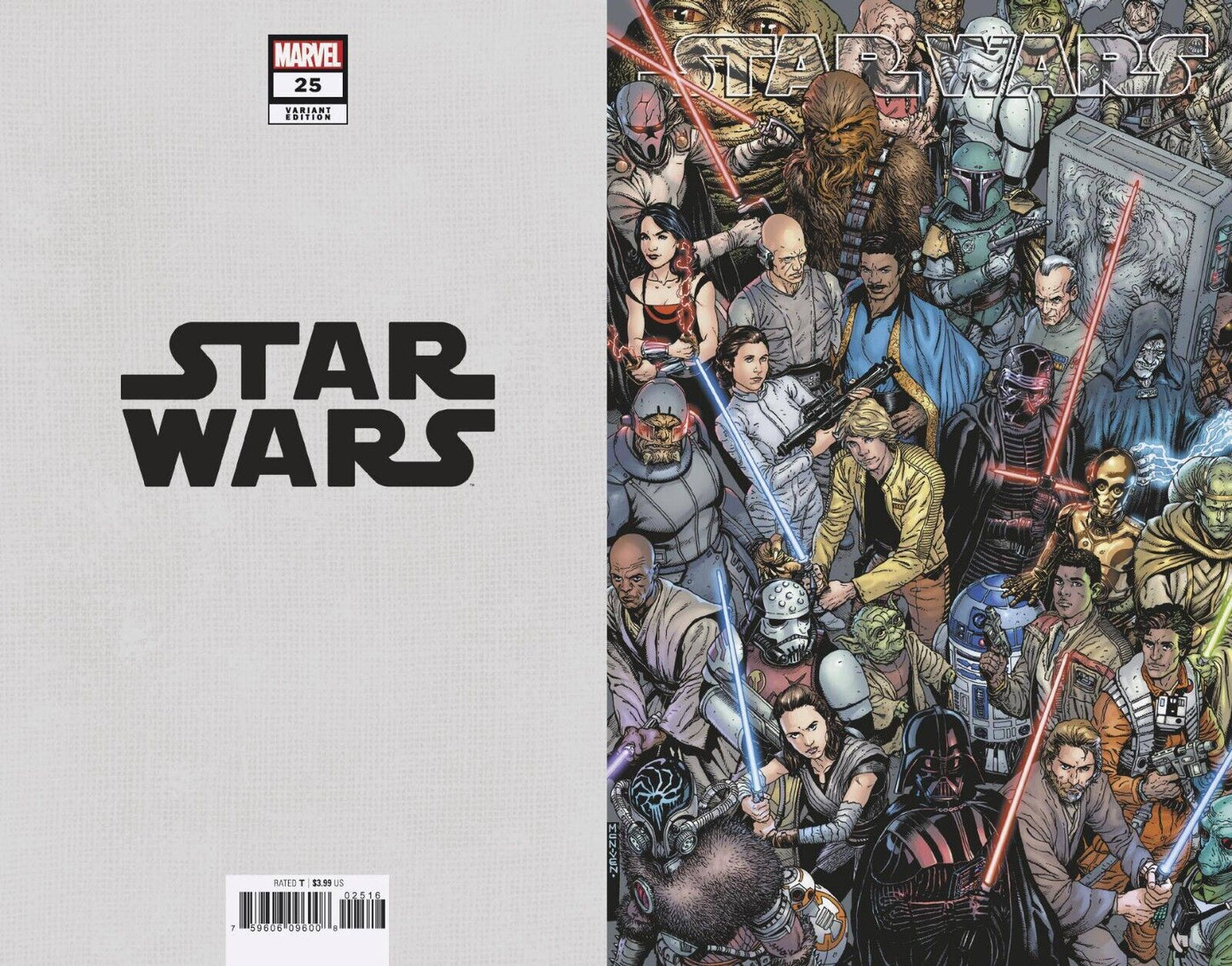 STAR WARS #25 (2022) -  NM 1:25 RETAILER INCENTIVE VARIANT!