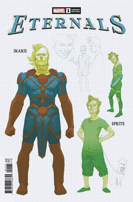 Eternals #1 1:10 Esad Ribic Design Variant 2021