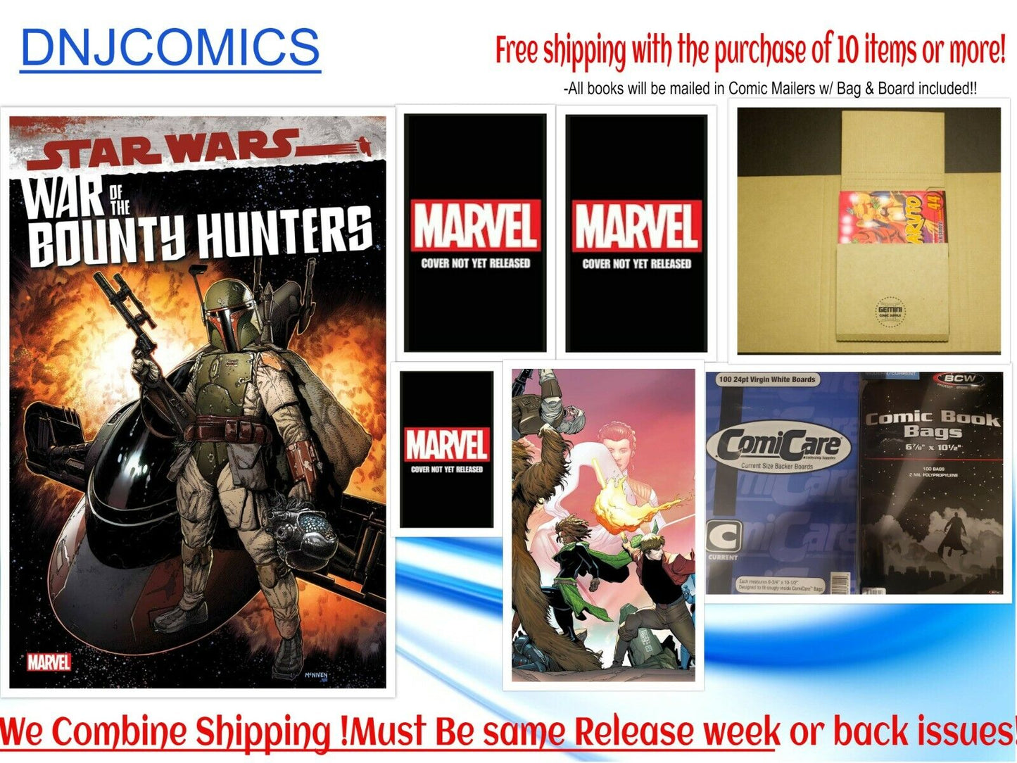 STAR WARS WAR BOUNTY HUNTERS #1 Five Cover Set 2021 Marvel comics presale 06/02