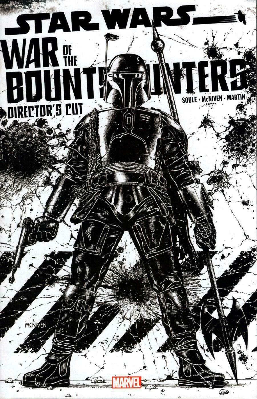 STAR WARS WAR OF THE BOUNTY HUNTERS ALPHA DIRECTORS CUT #1 1:25 BW INKS VAR NM