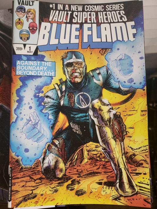 Blue Flame #1 (2021) Richard Pace 1:15 Variant Cover D Vault Comics NM