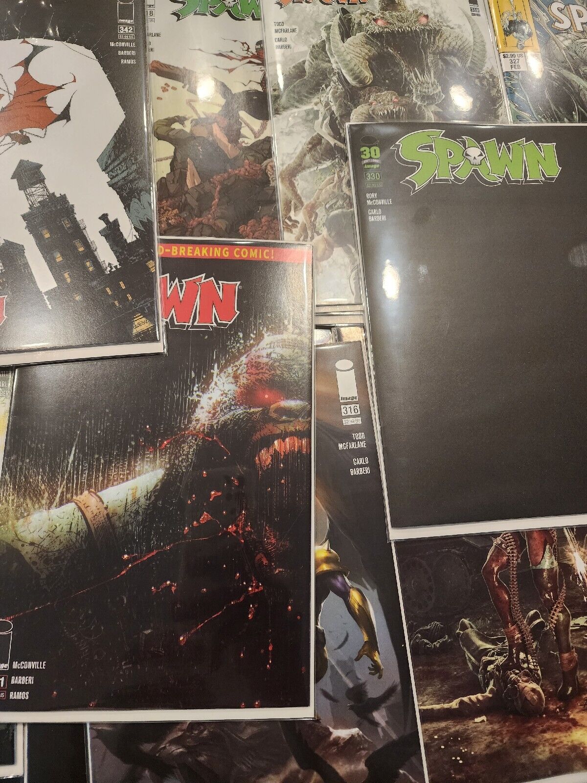 Spawn #311-343 Lot Mcfarlane Image Comics  NM 25 Books