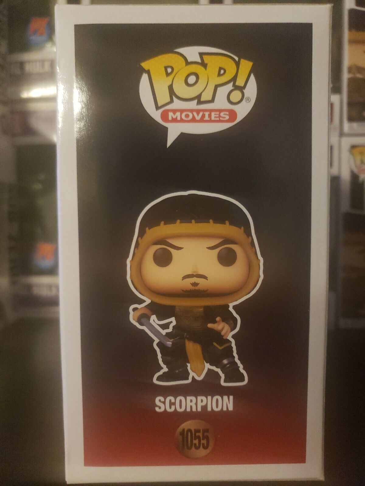 Funko Pop Movies #1055 Scorpion Mortal Kombat Limited Edition Chase in hand