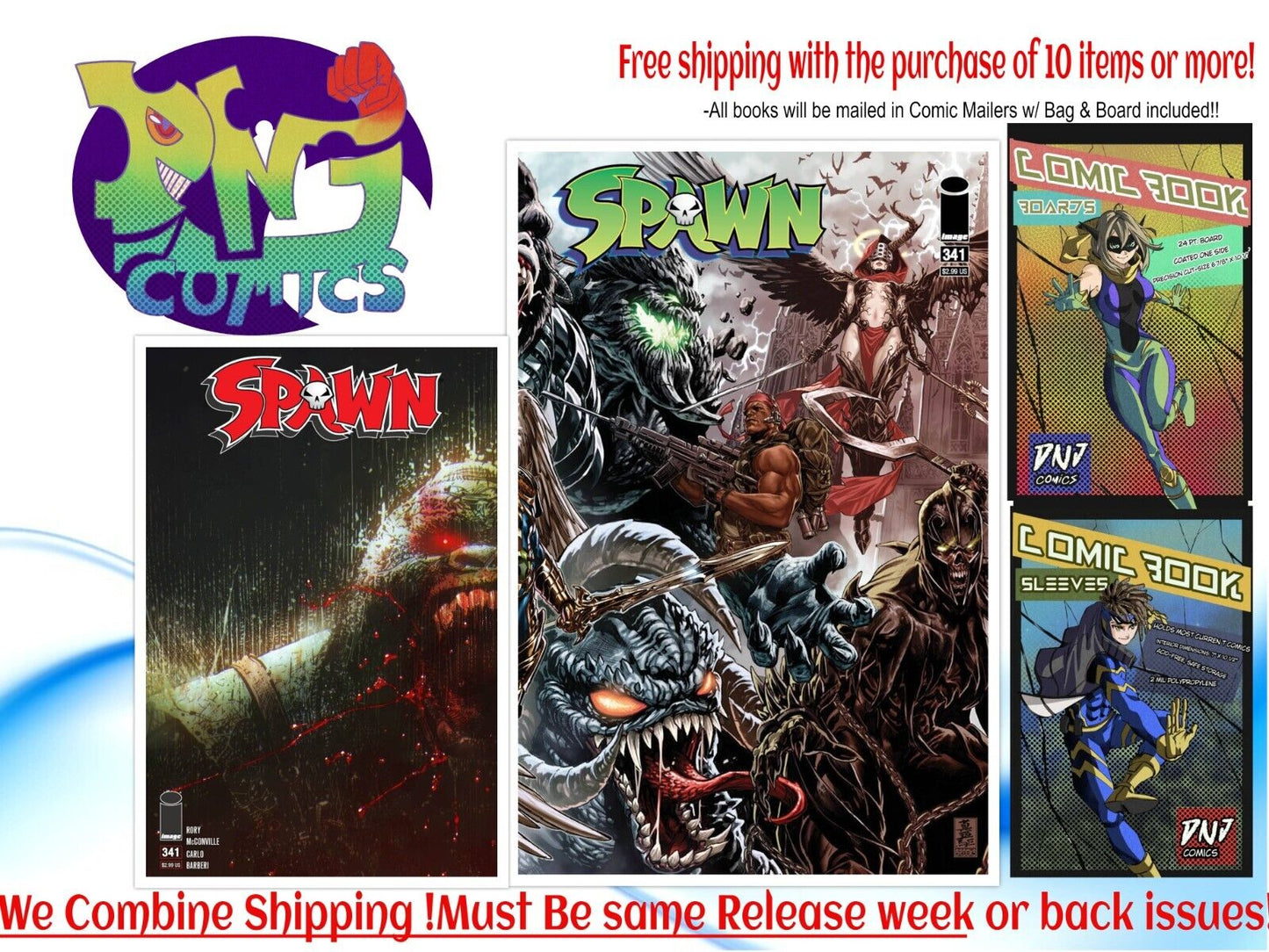 Spawn #341 Cover AB Variant Set   Presale