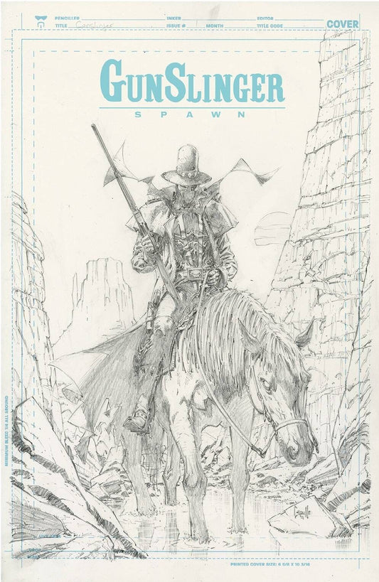 Gunslinger Spawn #1 Greg Capullo Cover H 1:50 Variant 2021 Image Comics NM