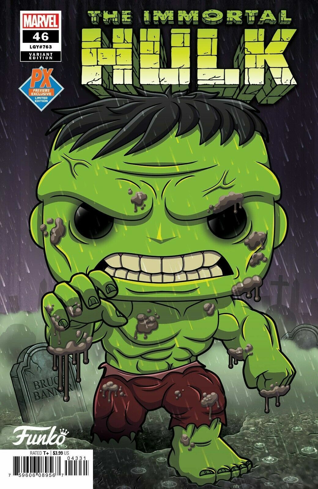 Immortal Hulk #46! Funko Previews Exclusive Near Mint/Mint  Marvel Comics