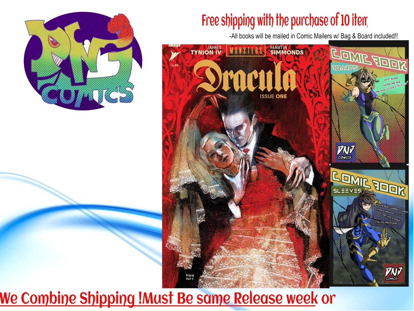 UNIVERSAL MONSTERS DRACULA #1 SIMMONDS  PRESALE