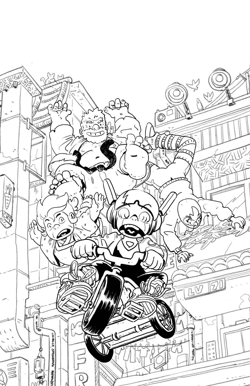 SKYBOUND X #2 CVR E 10 COPY INCV B&W VUONG & KNIIVILA