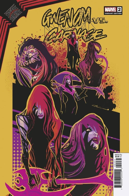 KING IN BLACK GWENOM VS CARNAGE #1 1:10 DESIGN VAR SPIDER-MAN VENOM MARYJANE