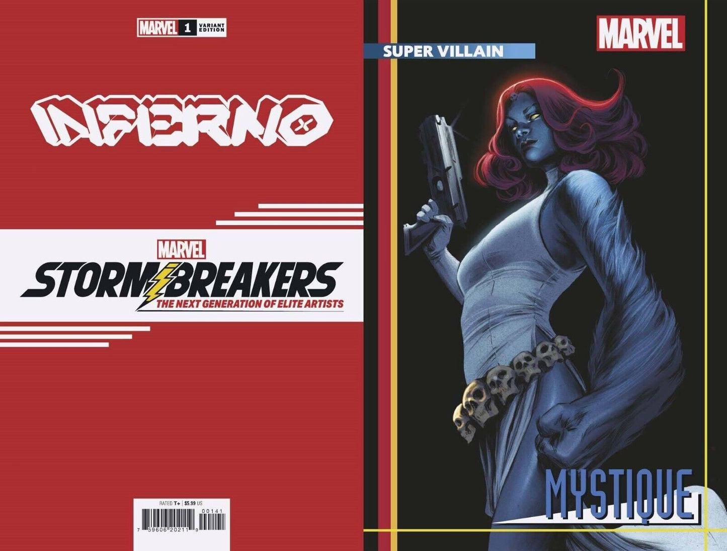 Inferno #1 1:25 Incentive Variant Cover Mystique Carnero Stormbreakers Marvel