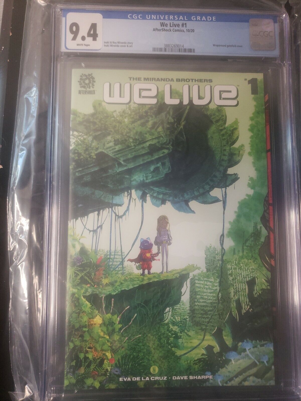 We Live 1 CGC 9.4 AfterShock Roy and Inaki Miranda Wraparound Gatefold cover