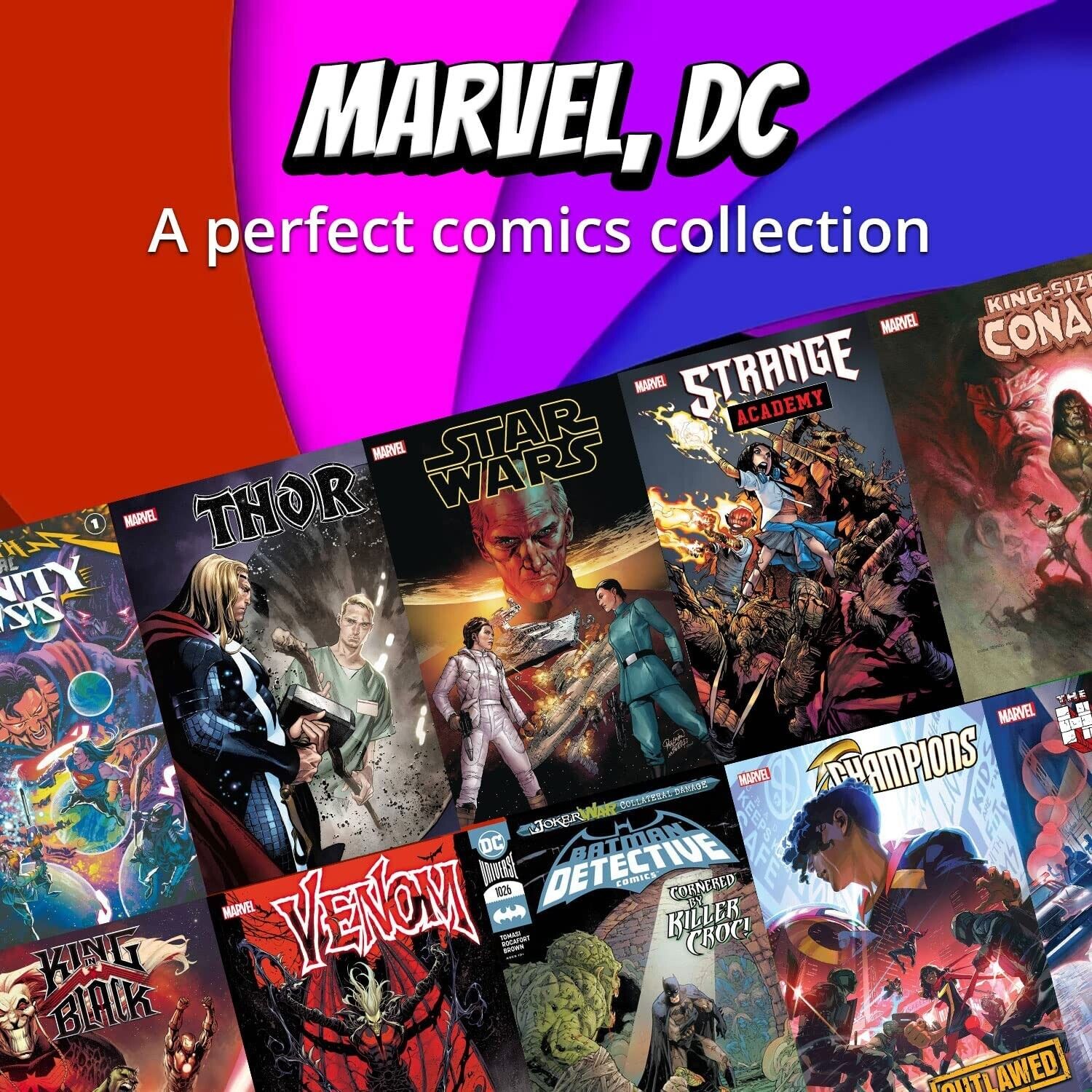 Marvel orders comic book lot