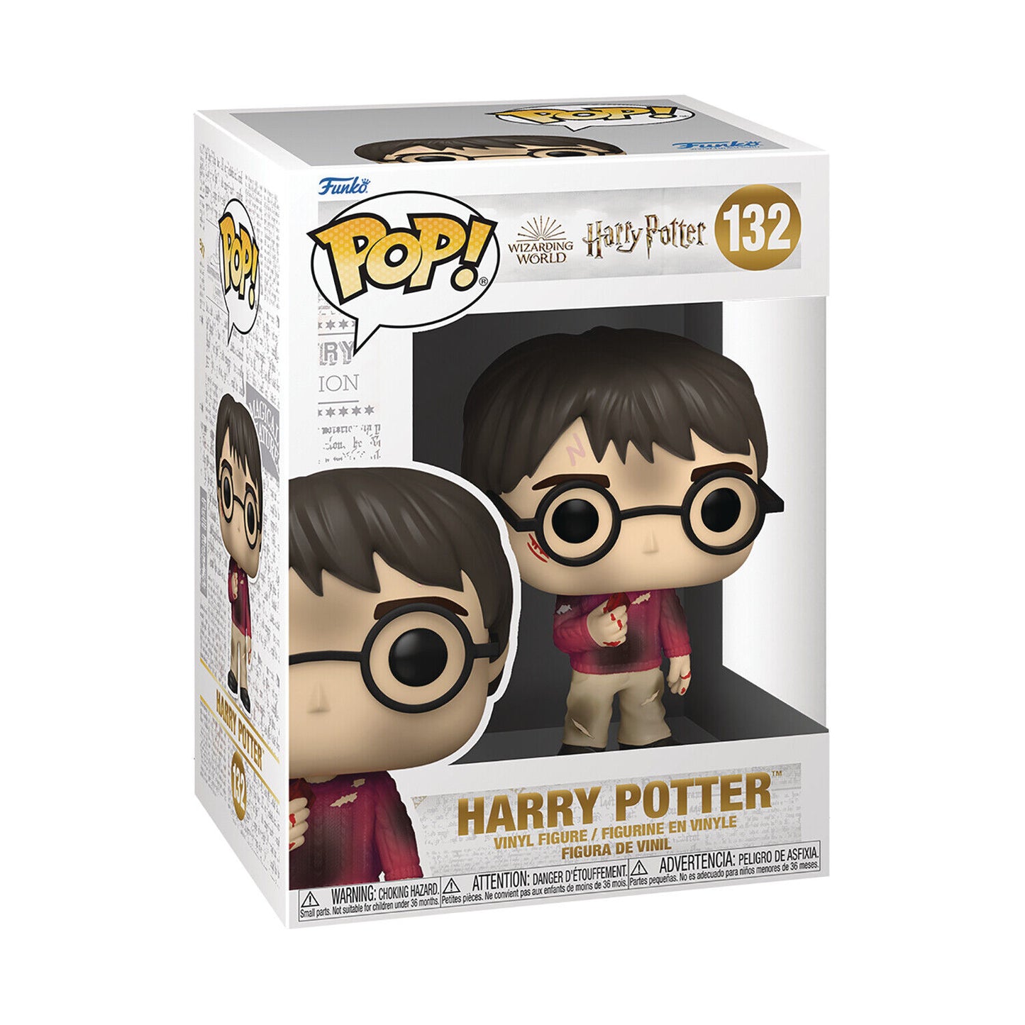 Funko Pop Movies Harry Potter 20th Anniversary Harry with The Stone Vinyl Figure