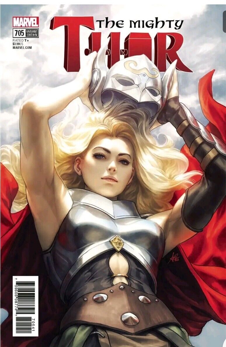 THE MIGHTY THOR 705 ARTGERM VAR JANE FOSTER MARVEL NM