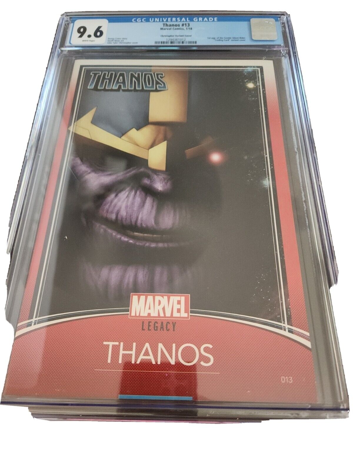 Thanos #13 Trading Card Variant  CGC 9.6 First Cosmic Ghost Rider