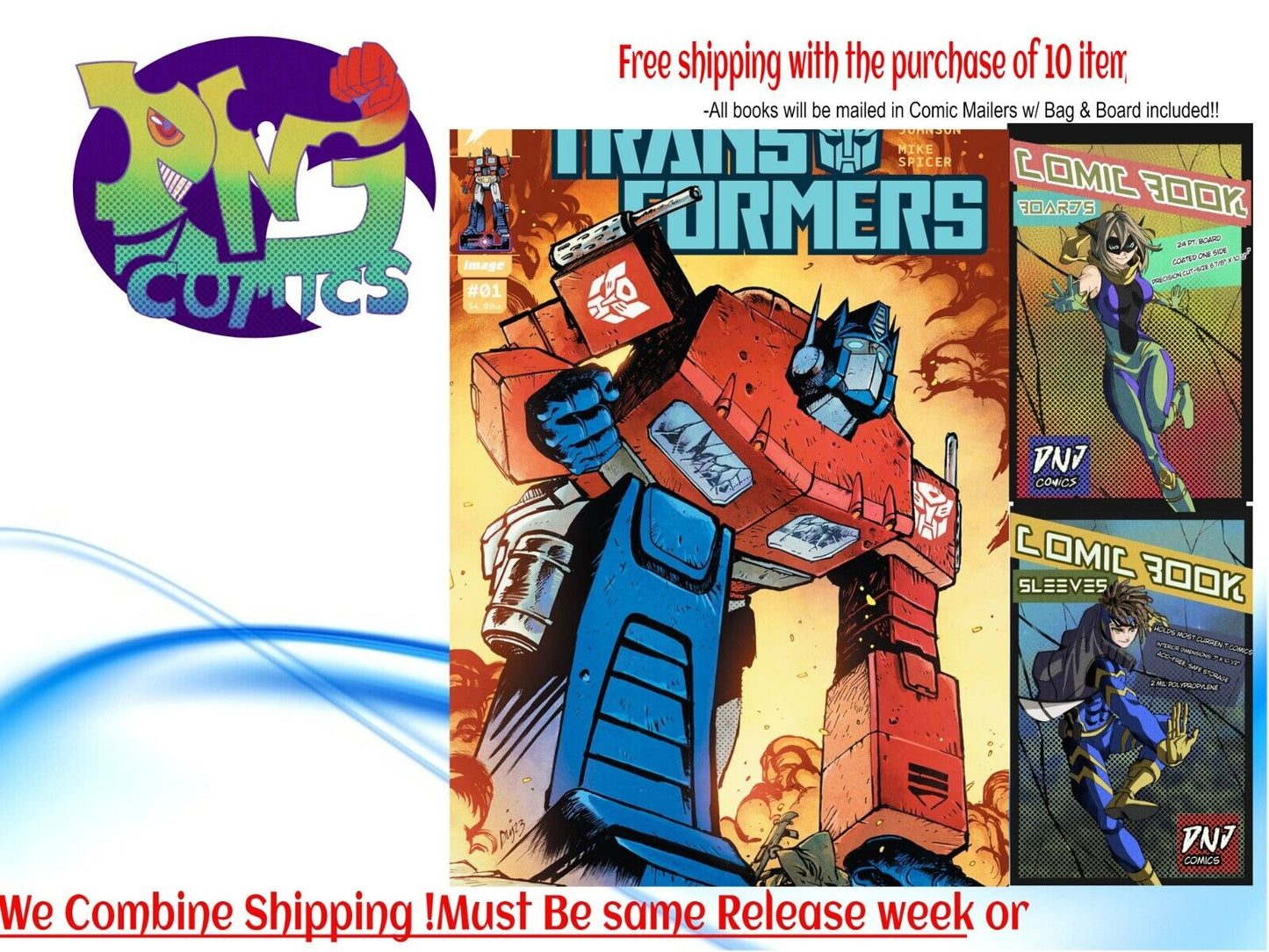 TRANSFORMERS #  1 CVR A - JOHNSON/KIRKMAN IMAGE COMICS - Pre-sale