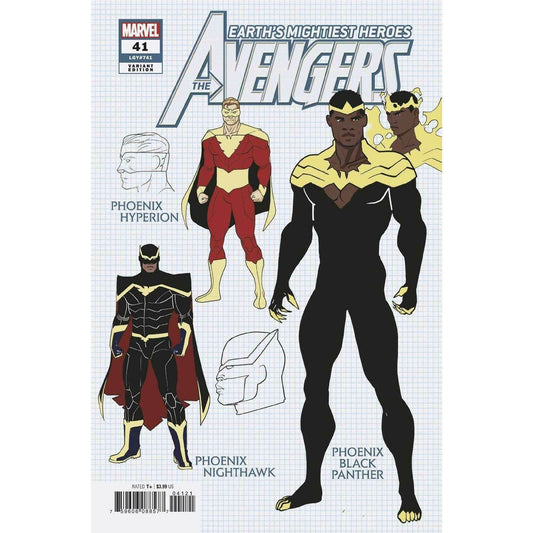 Avengers #41 Marvel Comics Garron Design 1:10 Variant NM