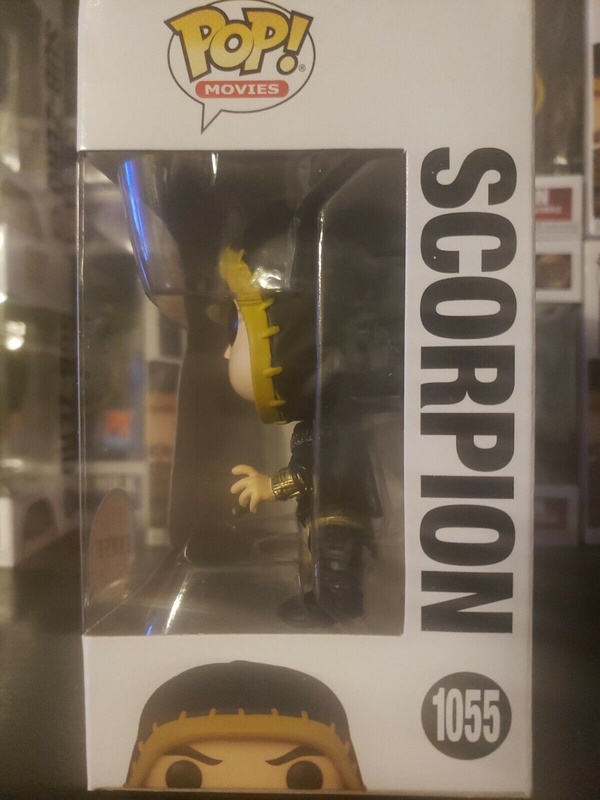 Funko Pop Movies #1055 Scorpion Mortal Kombat Limited Edition Chase in hand