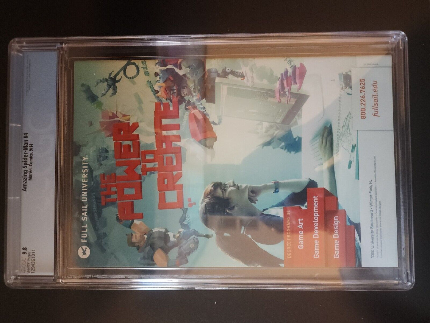 🕸AMAZING SPIDER-MAN #4 CGC 9.8*2014, MARVEL*1ST APP. OF CINDY MOON SILK