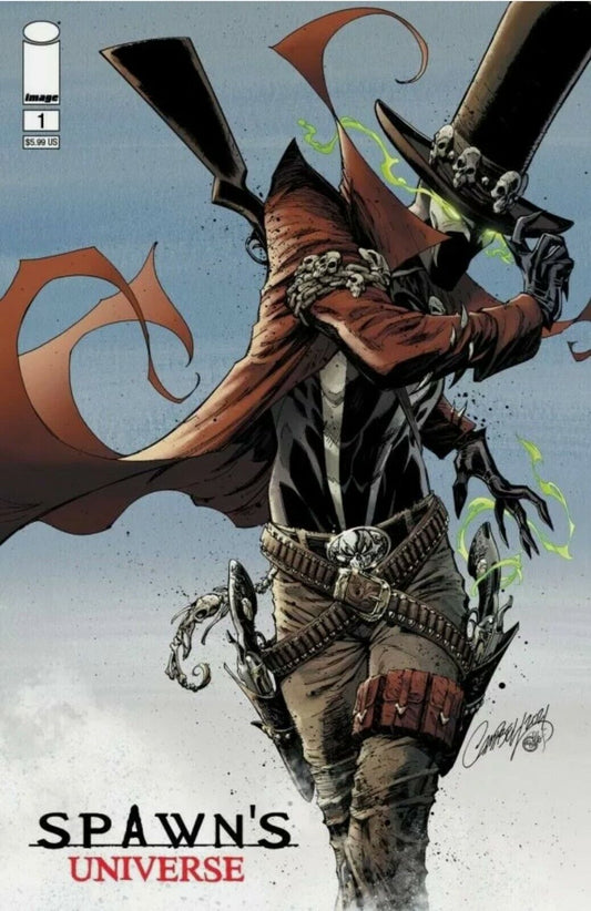 Spawn's Universe #1, J. Scott Campbell Gunslinger Cover B, Image Comics NM