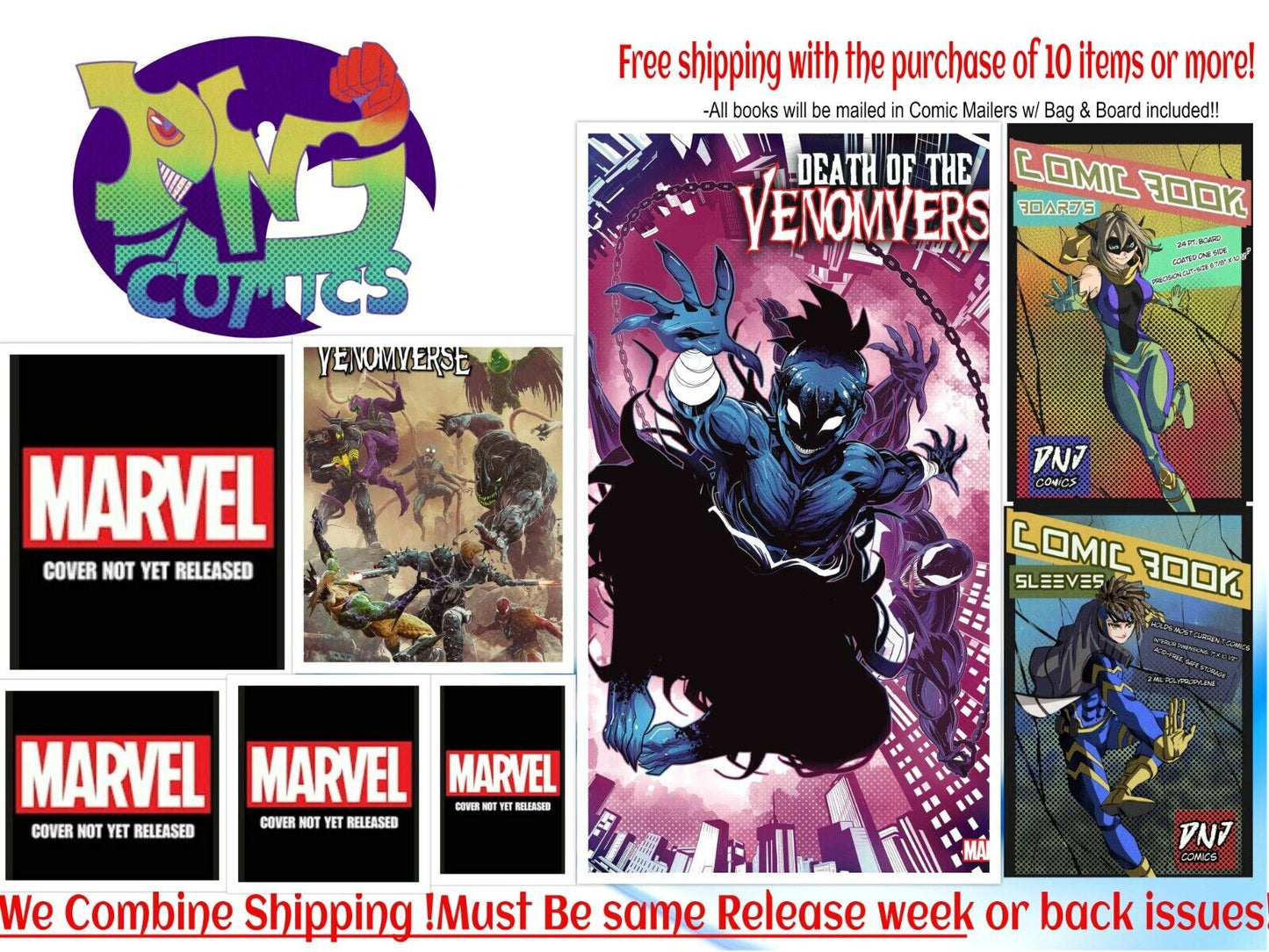 DEATH OF THE VENOMVERSE 2 six cover set  PRE-SALE