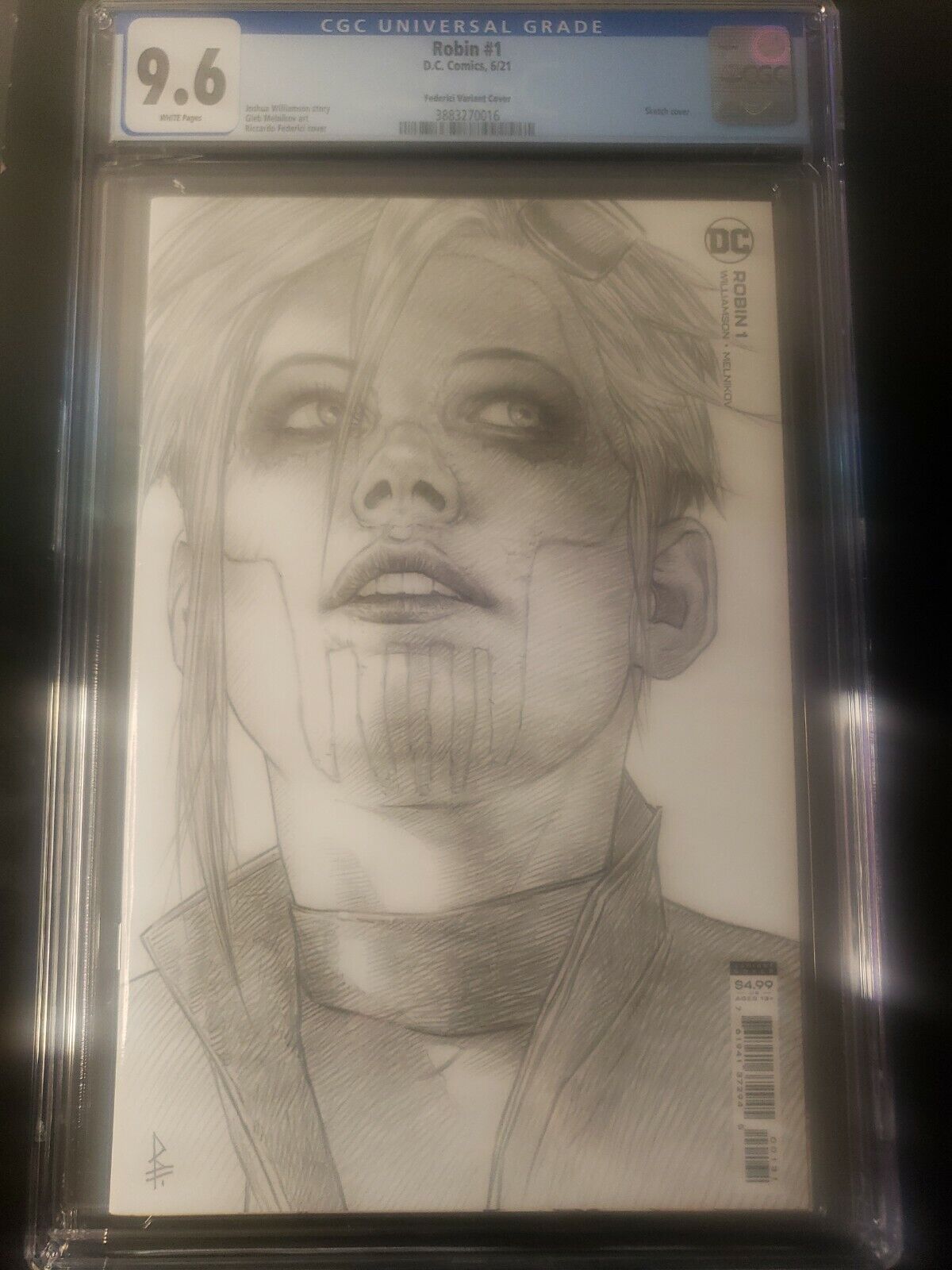 Robin 1D Federici 1:25 Variant CGC 9.6 2021 DC Comics