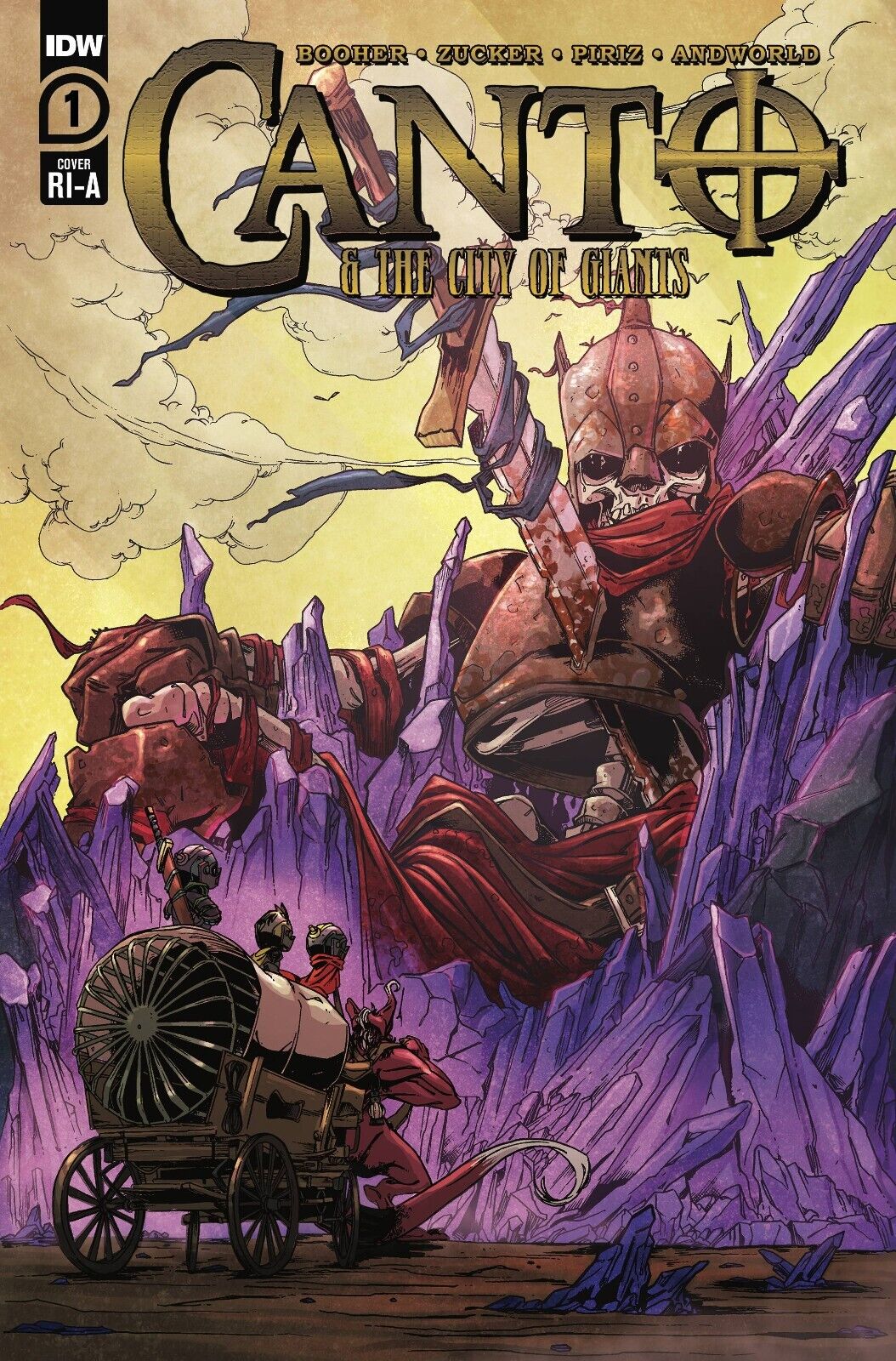 Canto & The City Of Giants #1 Incentive 1:10 Drew Zucker Var  IDW NM