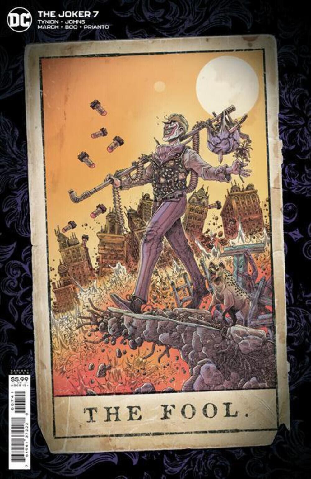 Joker #7 DC Comic 2021 James Stokoe 1:25 Variant Cover Tynion IV Johns