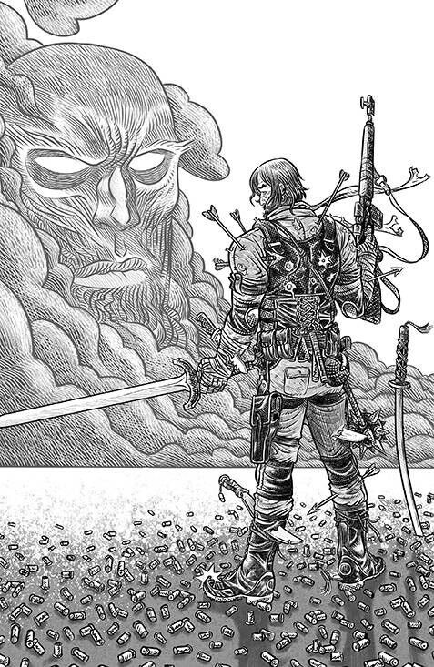 BRZRKR (Berzerker) #11 1:100 Rubin B&W Virgin Variant Comic Book NM 1st print