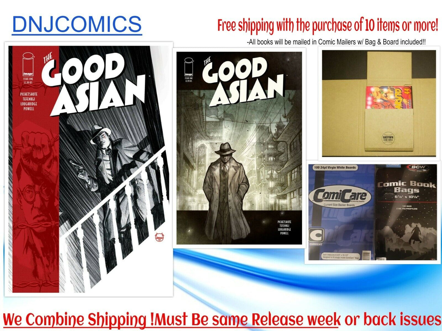 The Good Asian #1 CVR A and B  NM Image Comics